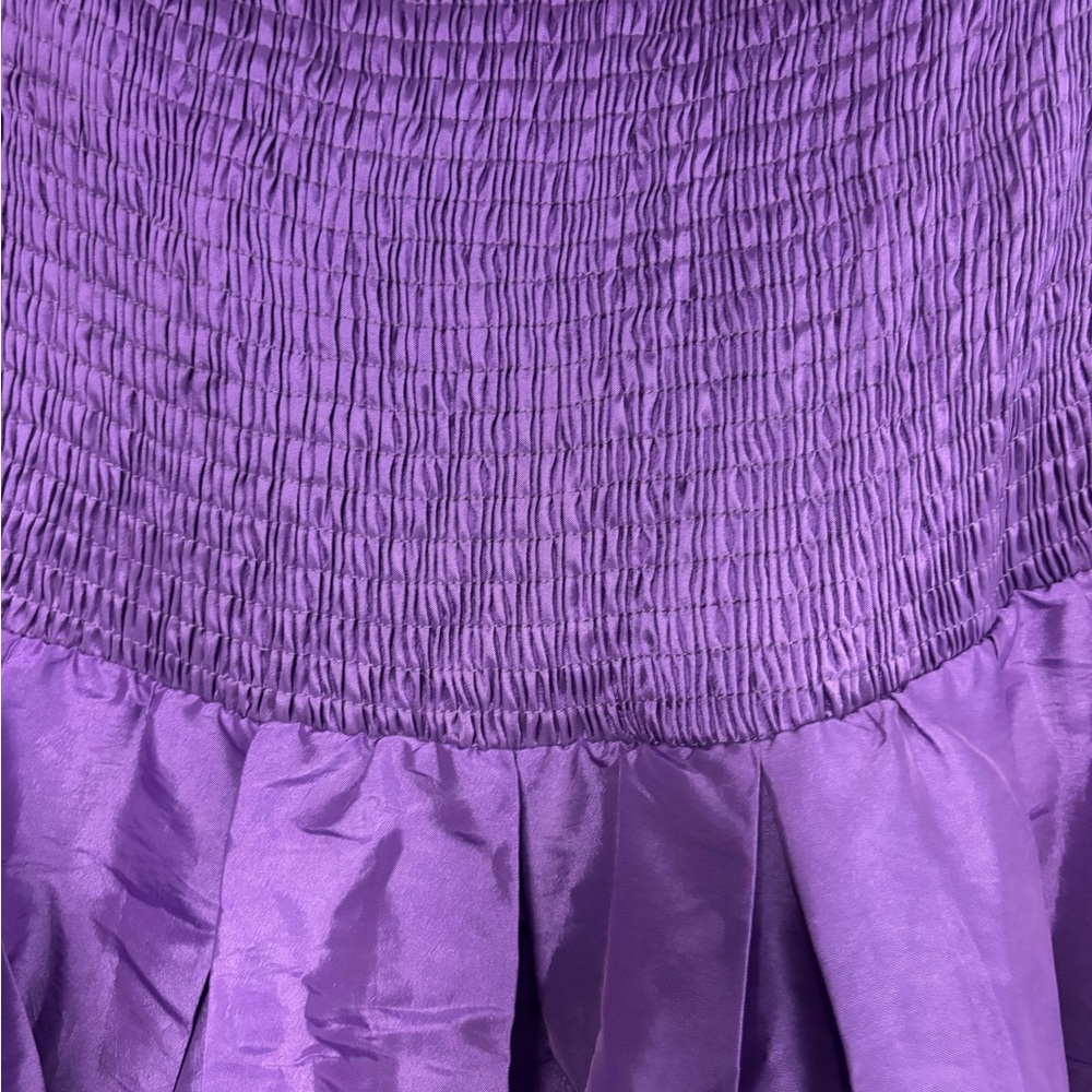 NWT- Purple Strapless Dress - Picture 6 of 6